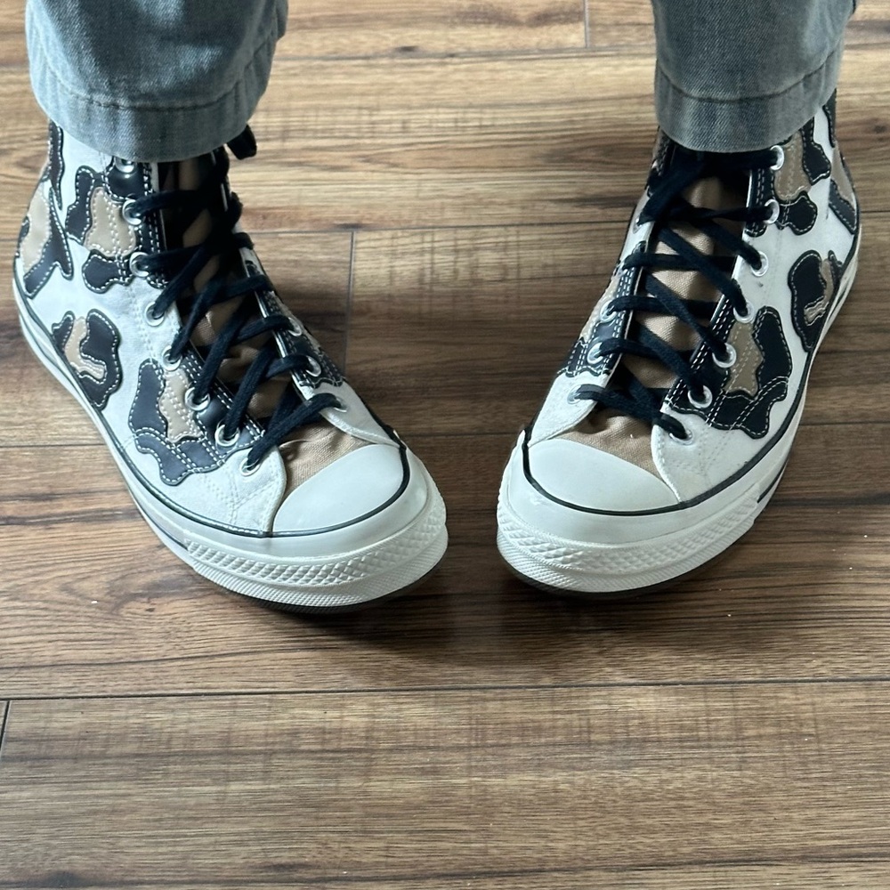 Converse Chuck 70 Hi Hacked Archive Desert Nomad Khaki Leopard - Men’s size 11